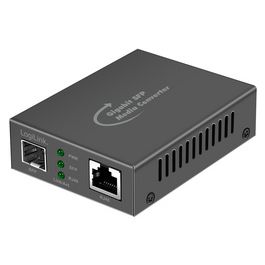 LogiLink Convertisseur média Gigabit, RJ45/SFP, noir