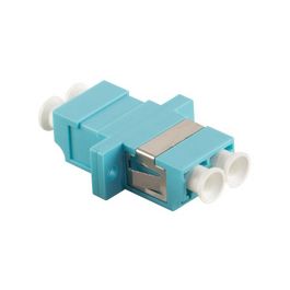 LogiLink Coupleur fibre optique, 2x LC-Duplex, vert d'eau