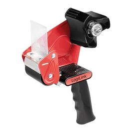 LogiLink Dévidoir de ruban adhésif d'emballage, noir/rouge