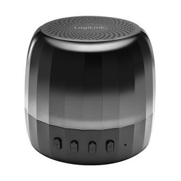 LogiLink Enceinte Bluetooth avec lumières festives, noir
