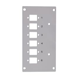 LogiLink Façade pour boîte d'épissures, pour 6 ports