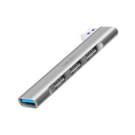 LogiLink Hub USB 3.0 Ultraslim, 4 ports, boîtier aluminium