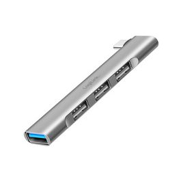LogiLink Hub USB 3.0 Ultraslim, 4 ports, boîtier aluminium