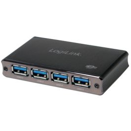 LogiLink Hub USB 3.0 avec bloc d'alimentation, 4 ports,