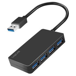 LogiLink Hub USB 3.2 Gen1 4 ports, noir