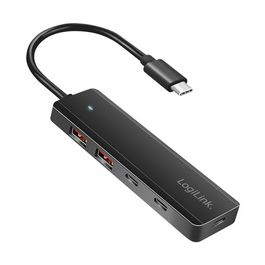 LogiLink Hub USB 3.2 Ultra Slim, 4 ports, 2x USB-A, 2x USB-C