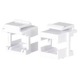 LogiLink Jeu de supports Keystone, plastique ABS, blanc