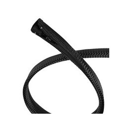 LogiLink Kabelschlauch mit Reißverschluss, 5,0 m, schwarz