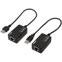LogiLink Kit d'extension USB 2.0, noir