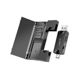 LogiLink Lecteur de cartes USB 3.2 Gen1, avec rangement