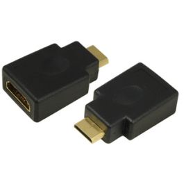 LogiLink Mini adaptateur, HDMI femelle - HDMI mâle, 19 pôles