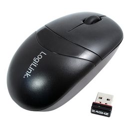 LogiLink Mini souris optique sans fil, dongle USB, noir