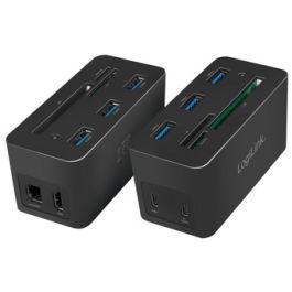LogiLink Mini station d'accueil USB 3.2 (Gen 1), 10 ports