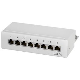 LogiLink Panneau de brassage de bureau Cat. 6A, 12 ports,