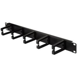 LogiLink Panneau de gestion de câbles 19", 1 U, 5 anneaux en