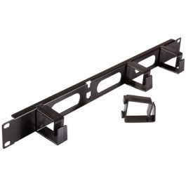 LogiLink Panneau passe-câbles 19", 1 U, avec 4 boucles