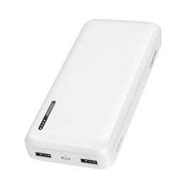 LogiLink Powerbank 20.000 mAh, 2x USB-A, 1x USB-C, weiß