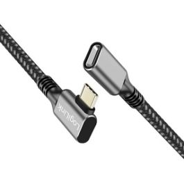 LogiLink Rallonge USB 3.2 Gen2 boîtier alu, 0,5 m, noir/gris