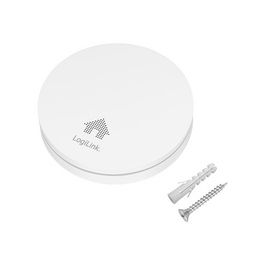 LogiLink Détecteur de fumée, extra plat, 85 db, blanc