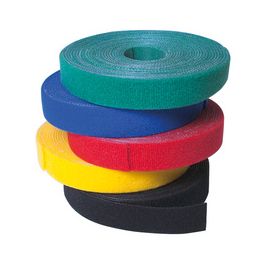 LogiLink Ruban auto-agrippant, 16 mm x 4 m, noir