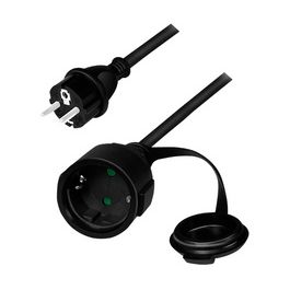 LogiLink Schutzkontakt-Stromverlängerungskabel, 5,0 m, IP44