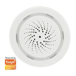 LogiLink Sirène d'alarme Smart Wi-Fi, 90 dB, blanc