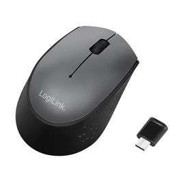 LogiLink Souris optique USB-C, sans fil, noir