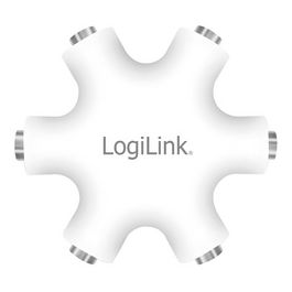 LogiLink Splitter audio LogiStar, blanc