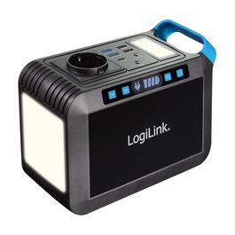 LogiLink Station de charge mobile, 300 watts, noir
