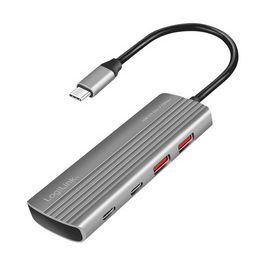 LogiLink USB 3.2 Ultra-Slim-Hub, 4-Port, 2x USB-A, 2x USB-C