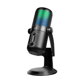 LogiLink USB Mikrofon mit RGB-Licht,Cardioid/omnidirektional