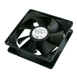 LogiLink Ventilateur pour boîtier,120 x 120 x 25 mm, noir