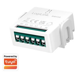 LogiLink Wi-Fi Smart 2-Kanal-Switch-Modul, Tuya kompatibel