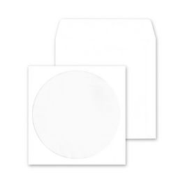 MAILMedia Pochettes en papier pour CD-/DVD, avec fenêtr