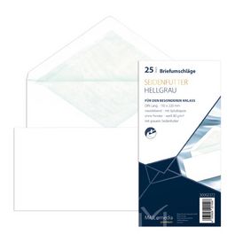 MAILmedia Enveloppe Offset, avec doublure en soie, blanc