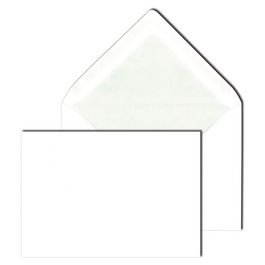 MAILmedia Enveloppe, rembourrage de soie, B6, blanc