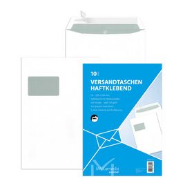 MAILmedia Versandtasche Offset weiß, C4, mit Fenster