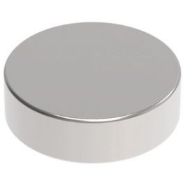 MAUL Aimant néodyme en forme de pastille, 8 mm, argent