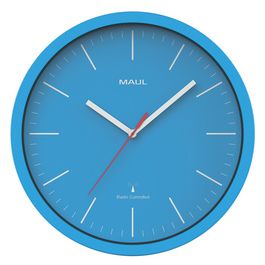 MAUL Horloge murale MAULjumb, diamètre: 305 mm, bleu