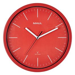 MAUL Horloge murale MAULjumb, diamètre: 305 mm, rouge