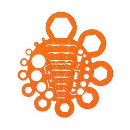 MINERVA Trace écrous et boulons (rond), No. 2