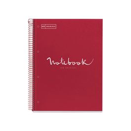 MIQUELRIUS Cahier à spirale "Notebook EMOTIONS", A4, rouge