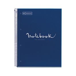 MIQUELRIUS Cahier à spirale "Notebook EMOTIONS", A5, marine