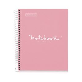 MIQUELRIUS Cahier à spirale "Notebook EMOTIONS", A5, rose