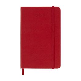 MOLESKINE Agenda de poche 2026, semainier, P/A6, rouge