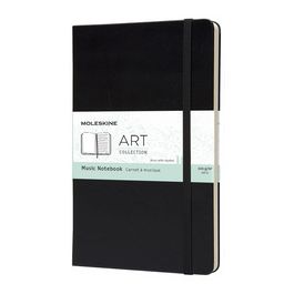 MOLESKINE Carnet de musique, L/A5, 100g/m2, rigide, noir