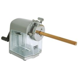 M+R Taille-crayon à manivelle, moulé sous pression, argent