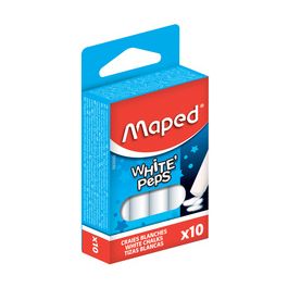 Maped Craie pour tableau WHITE'PEPS, rond, blanc