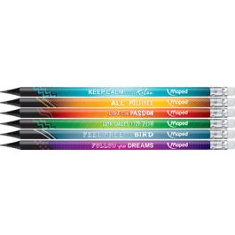 Maped Crayon graphite BLACK'PEPS ENERGY, dureté: HB, étui 12 x12