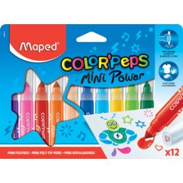 Maped Feutre COLOR'PEPS Mini Power, étui de 12 en carton